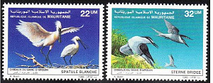 Мавритания, 1986, Птицы, 2 марки